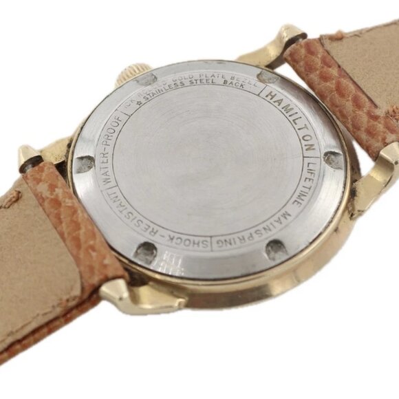 Vintage 32mm Hamilton Nautilus II Men's Mechanical Wristwatch 871 USA 10k RGP - Picture 2 of 4